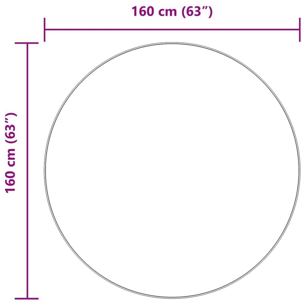 VIDAXL Tapis Shaggy a poils longs NAVARRA gris argente 160x160 cm