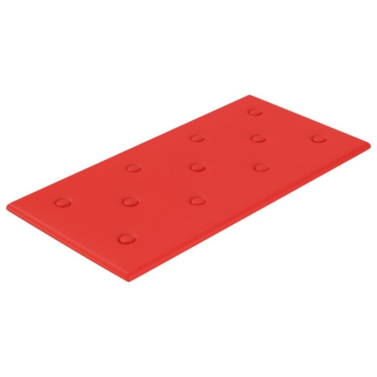 VIDAXL Panneaux muraux 12 pcs Rouge 60x30 cm Similicuir 2,16 m^2