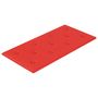 Voir la diapositive 3 : VIDAXL Panneaux muraux 12 pcs Rouge 60x30 cm Similicuir 2,16 m^2
