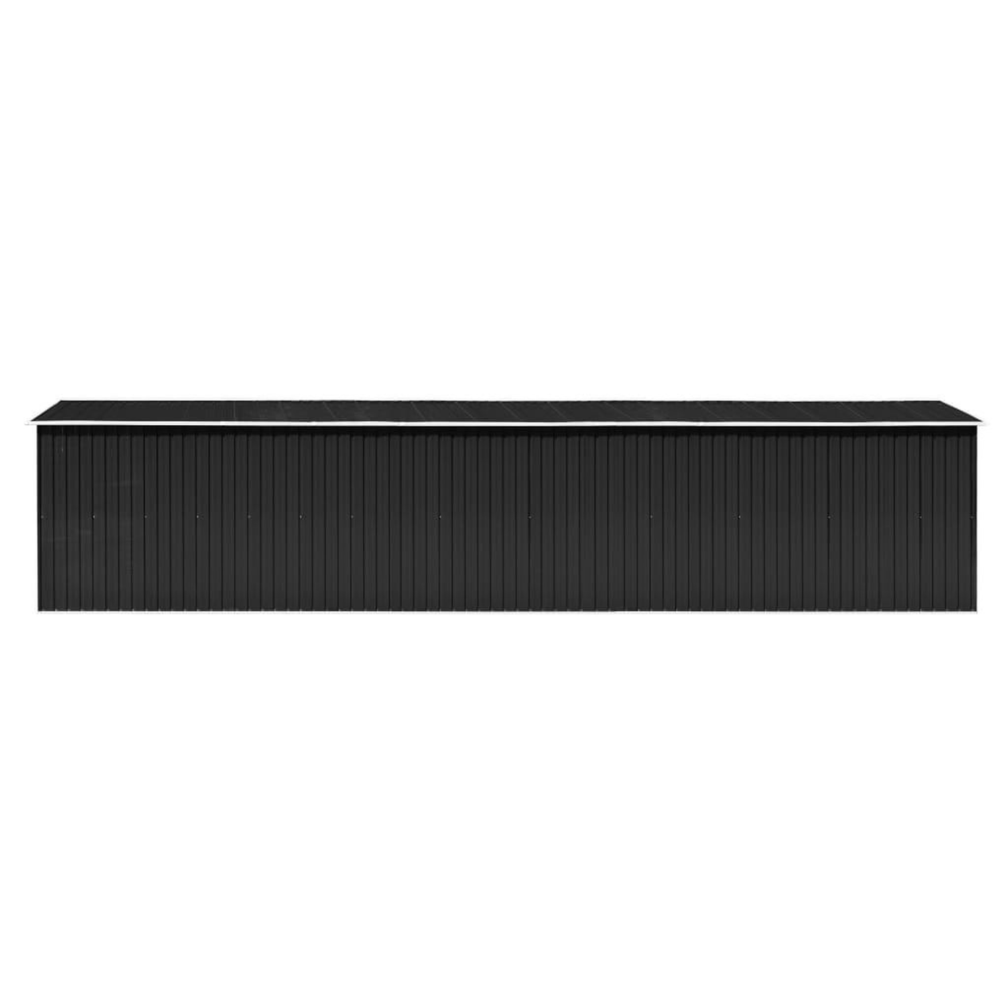Voir la diapositive 2 : VIDAXL Abri de jardin Anthracite 257x990x181 cm Acier galvanise