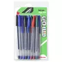 AUCHAN  Lot de 25 stylos bille pointes moyennes coloris assortis