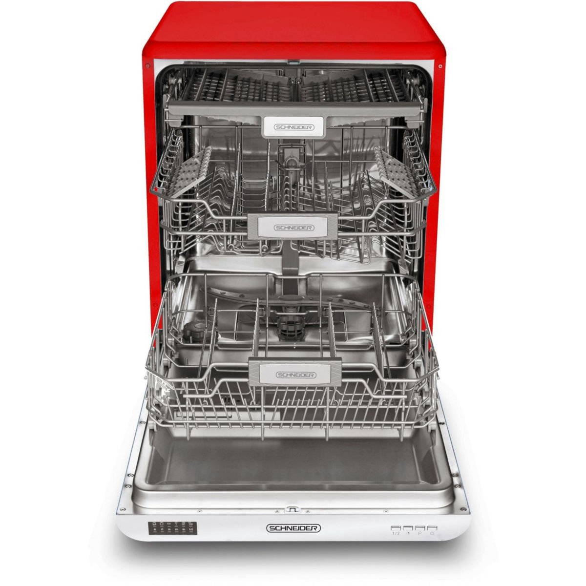 SCHNEIDER Lave vaisselle 60 cm SDW1444VR Vintage Rouge