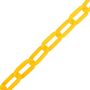 Voir la diapositive 2 : VIDAXL Chaîne d'avertissement Jaune 100 m Ø6 mm Plastique