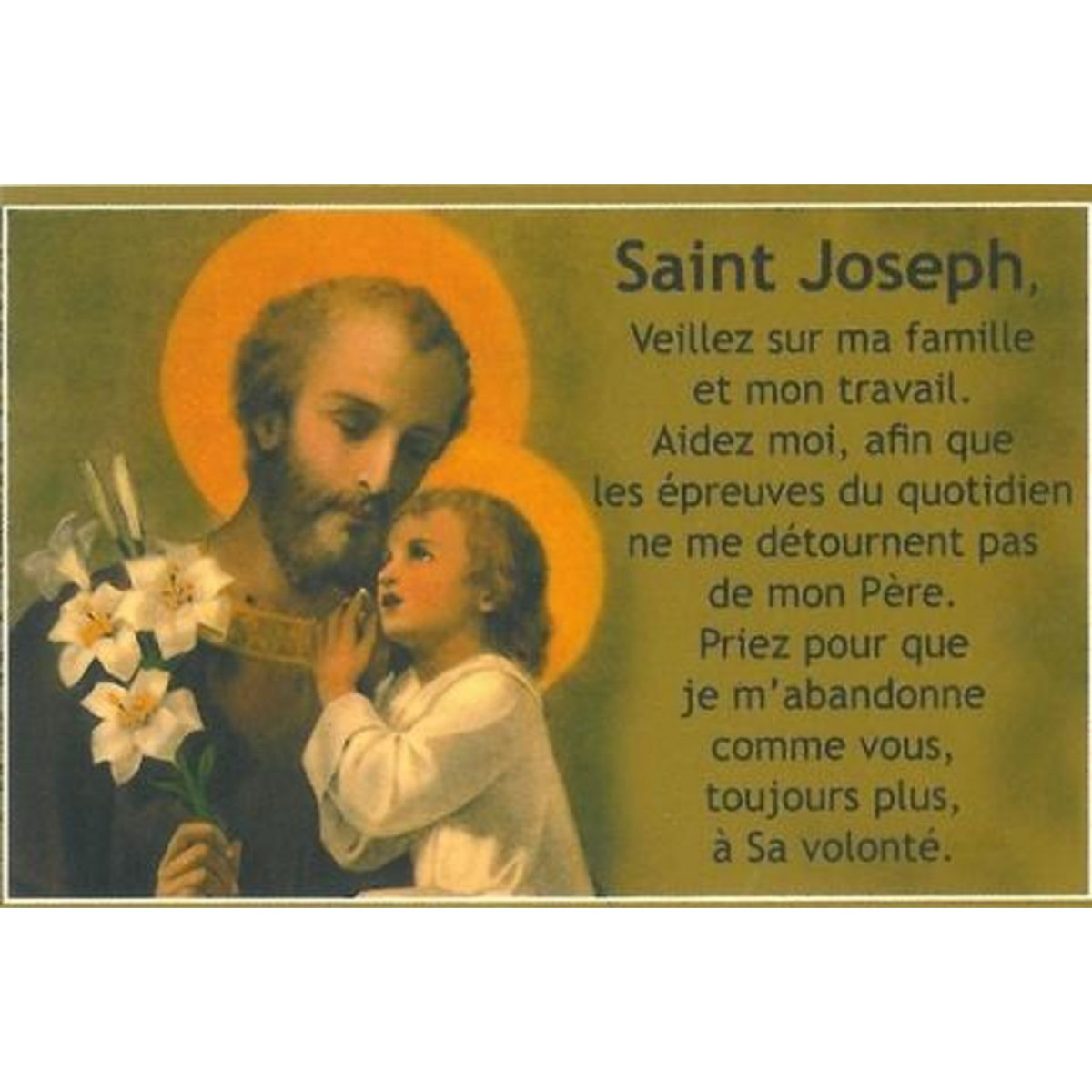 CARTES SAINT JOSEPH. 20 EXEMPLAIRES, Ephèse diffusion