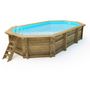 Voir la diapositive 2 : Habitat et Jardin Piscine bois   Brazilia    5.86 x 3.86 x 1.20 m - Bâche à bulles  180 µ - Bâche hiver  280 g/m²