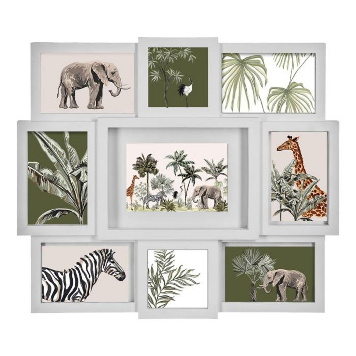 ATMOSPHERA Pêle-Mêle 9 Photos  Cali  48cm Blanc