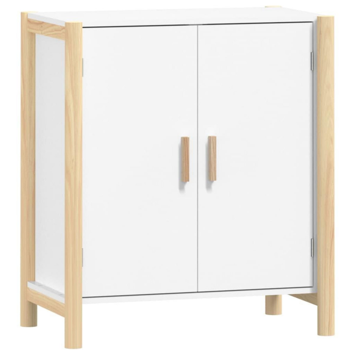 VIDAXL Buffet Blanc 62x38x70 cm Bois d'ingenierie