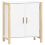 Voir la diapositive 2 : VIDAXL Buffet Blanc 62x38x70 cm Bois d'ingenierie