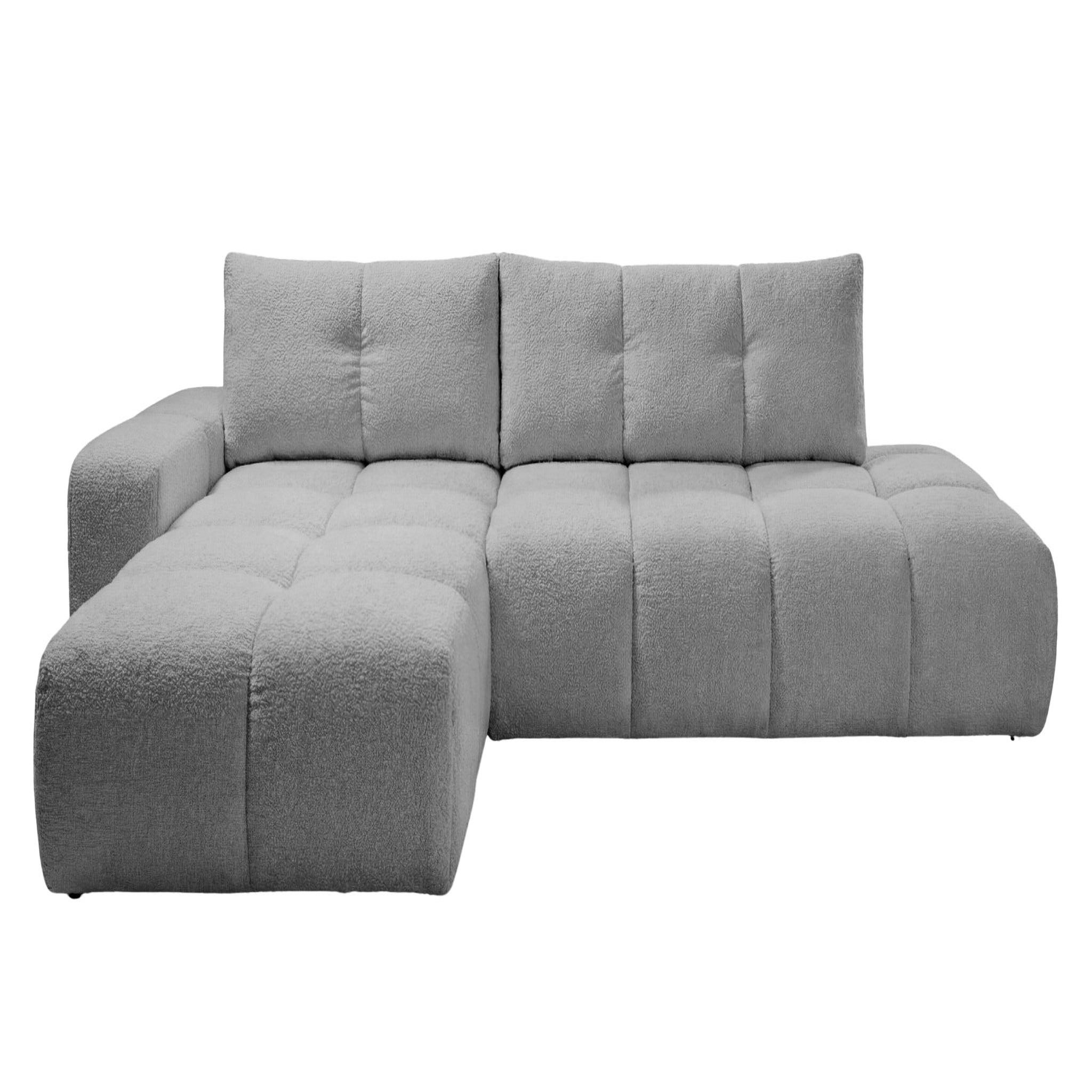 Voir la diapositive 1 : CASANOVA PARIS Constance - canapé d'angle tissu chenille