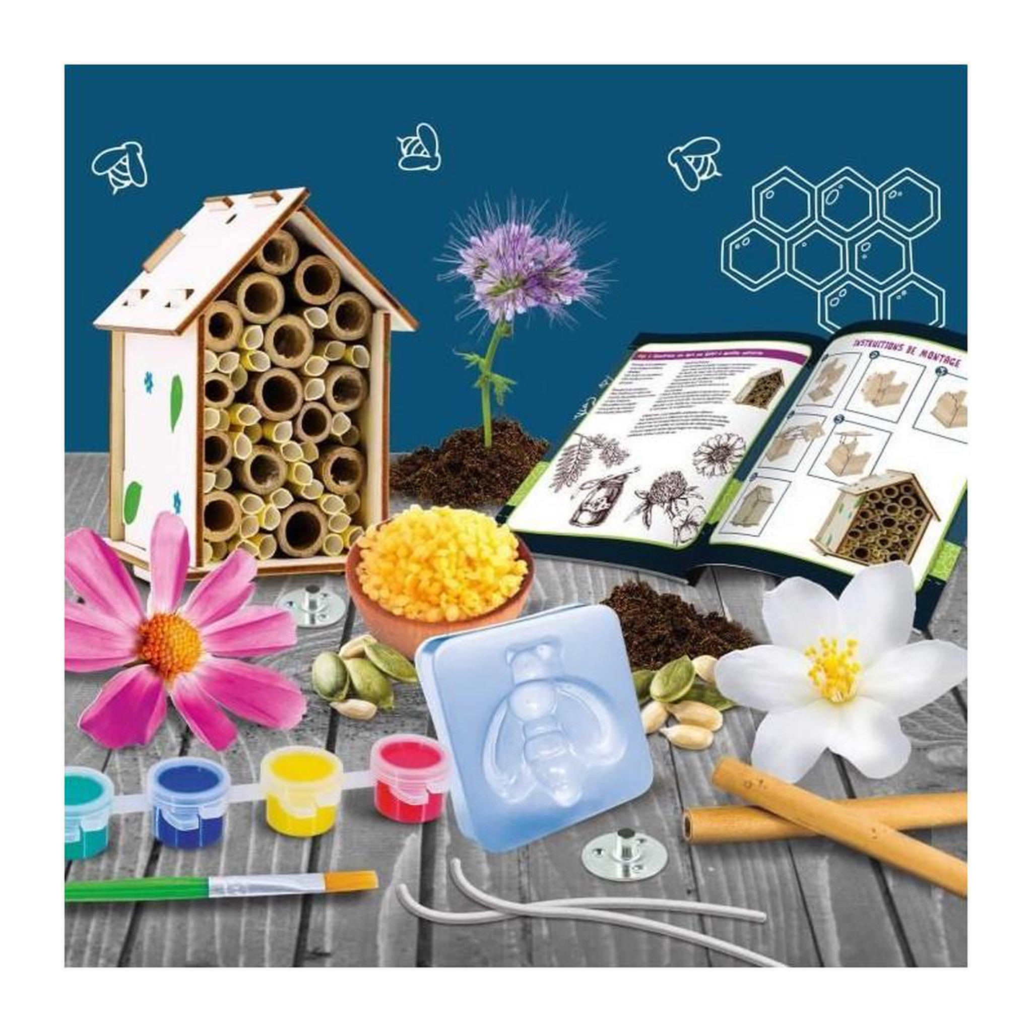 Voir la diapositive 2 : LISCIANI GIOCHI Laboratoire des abeilles - Kit Scientifique - I'M A GENIUS - Expériences variées