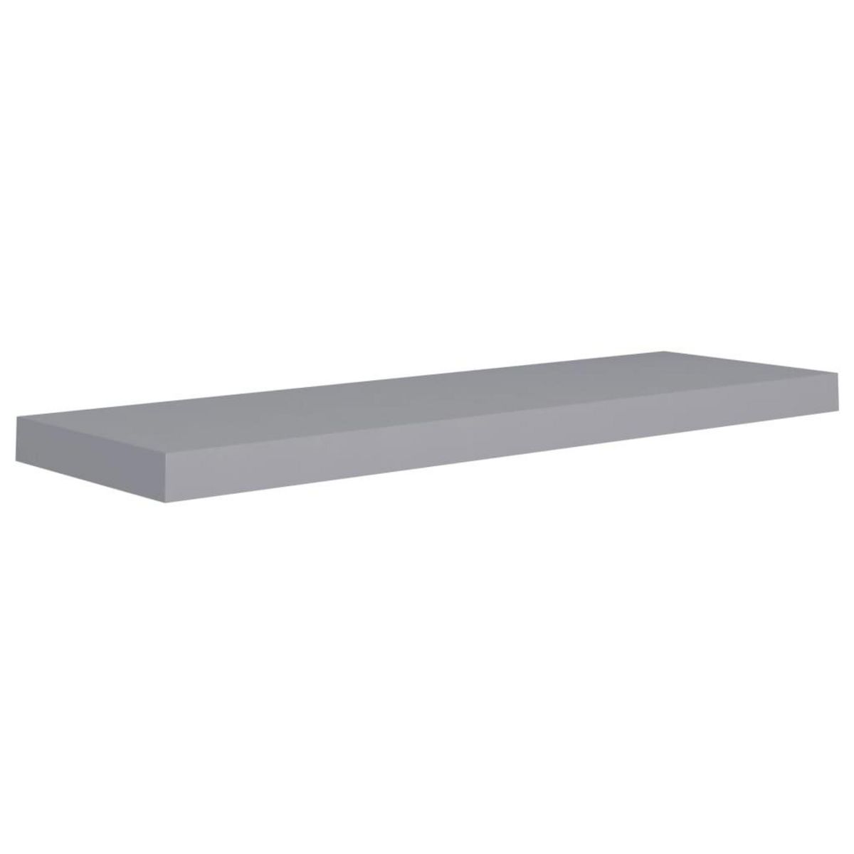 VIDAXL Etageres murales flottantes 4 pcs gris 80x23,5x3,8 cm MDF