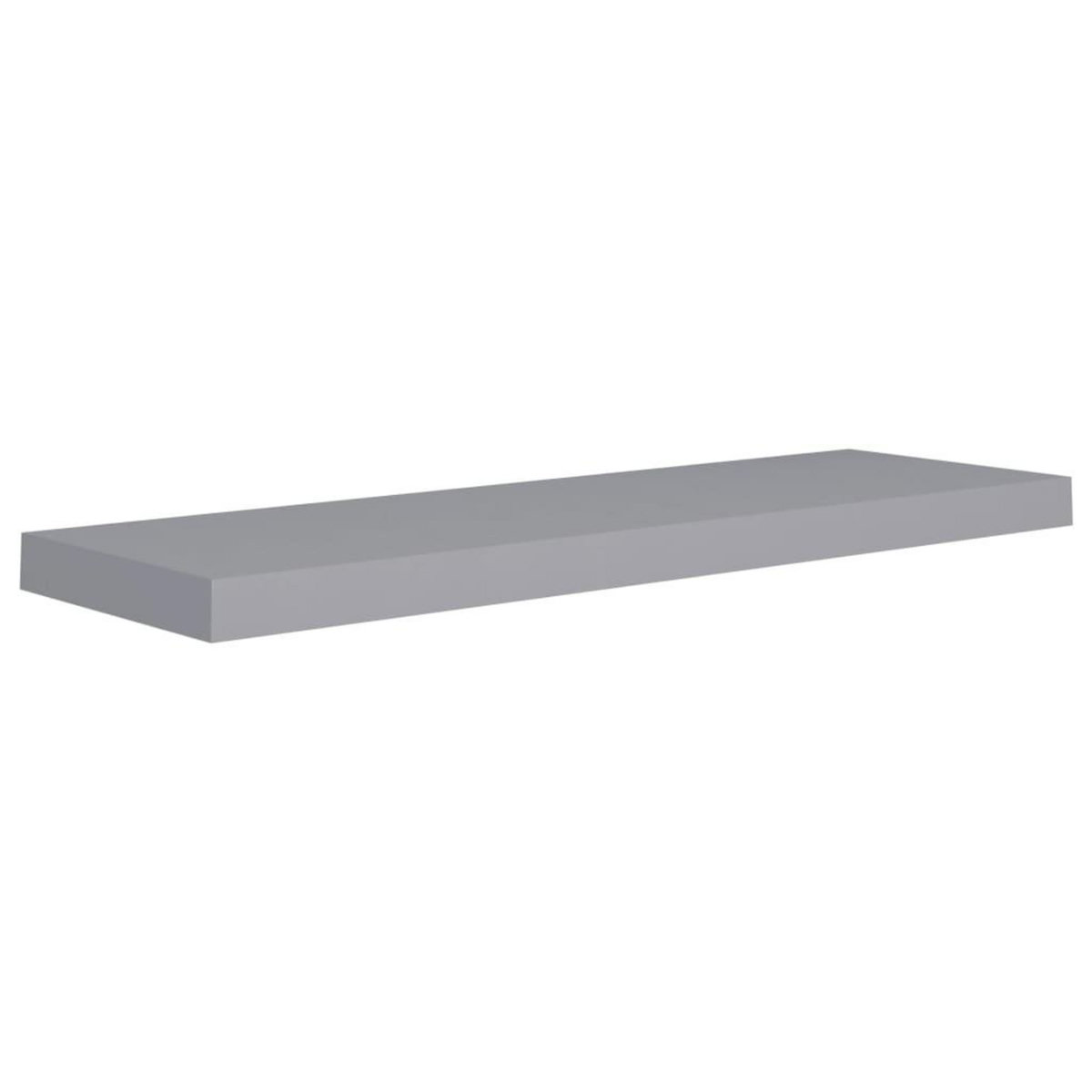 VIDAXL Etageres murales flottantes 4 pcs gris 80x23,5x3,8 cm MDF