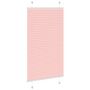 Voir la diapositive 4 : VIDAXL Store plisse rose 75x100 cm largeur du tissu 74,4 cm polyester