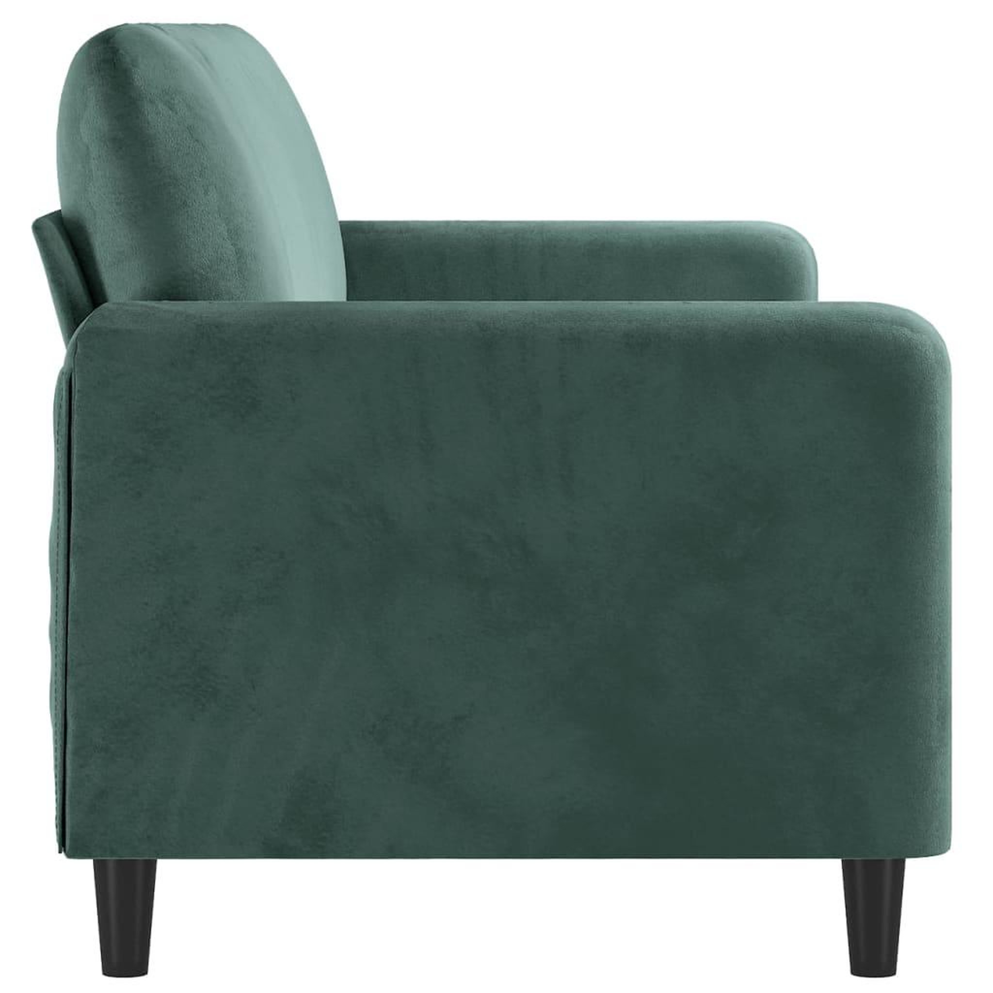 Voir la diapositive 4 : VIDAXL Canape a 3 places Vert fonce 180 cm Velours