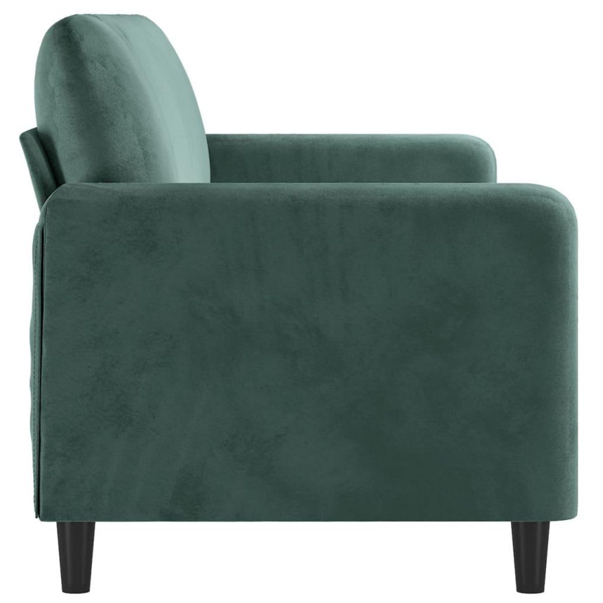 VIDAXL Canape a 3 places Vert fonce 180 cm Velours