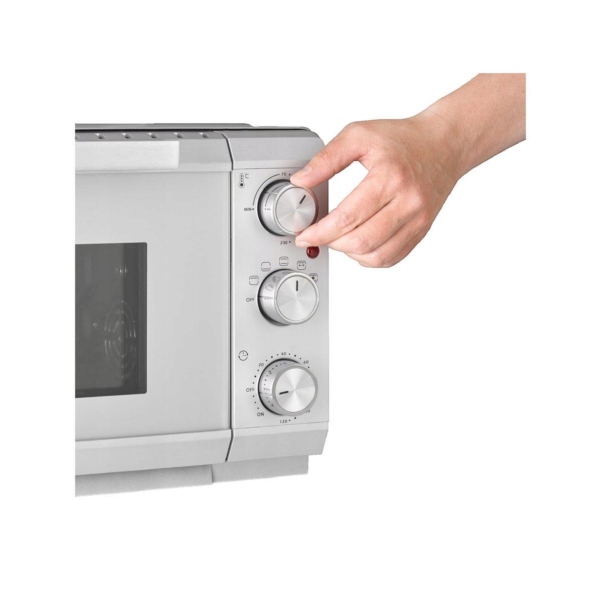 Voir la diapositive 3 : caso Mini four Caso TO20 capacité 20 litres argent
