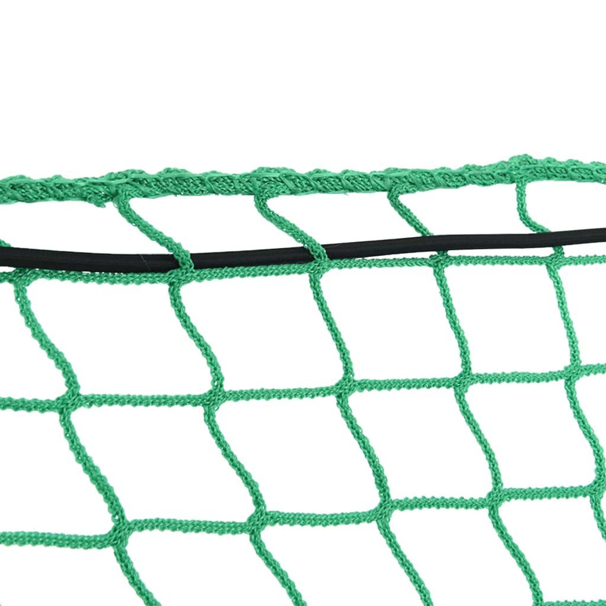 Voir la diapositive 5 : VIDAXL Filet pour remorque avec corde elastique vert 8x3,5 m PP