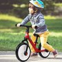 HOMCOM Vélo enfant draisienne 2 en 1 roulettes et pédales amovibles roues 11  hauteur selle réglable acier