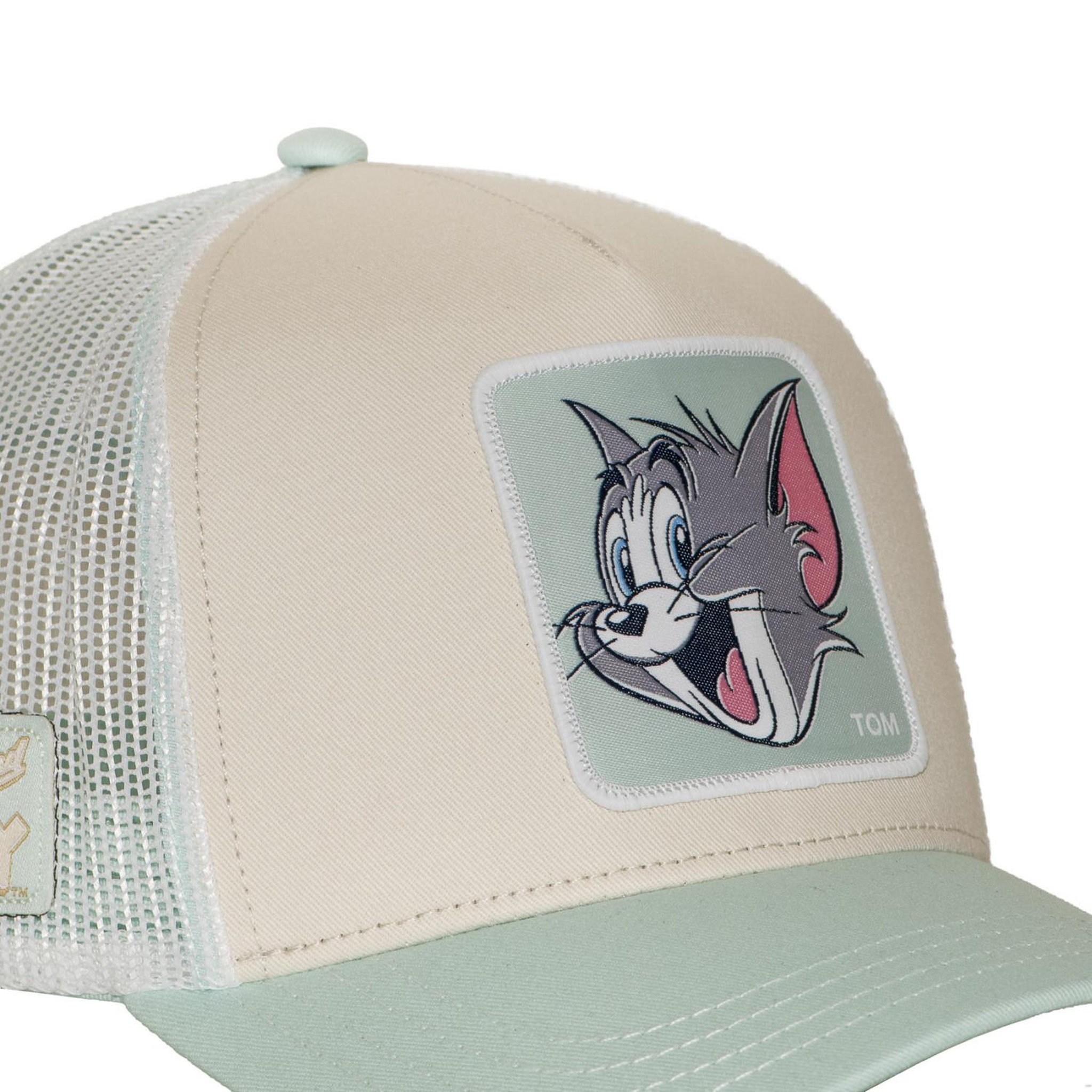 Voir la diapositive 3 : CAPSLAB Casquette trucker avec filet tom and jerry tom