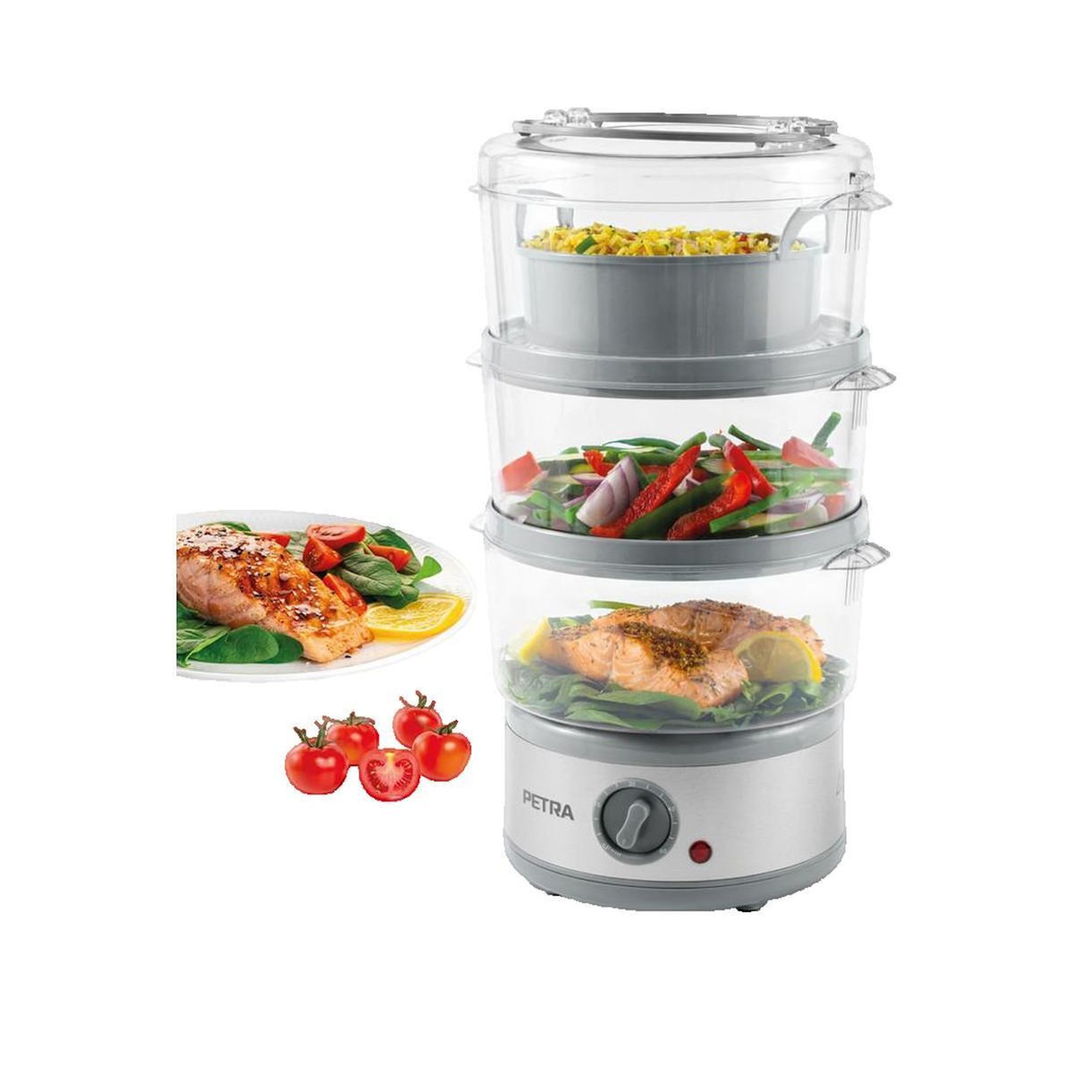 JATA Cuiseur vapeur Jata Cuisine à vapeur Petra Argent