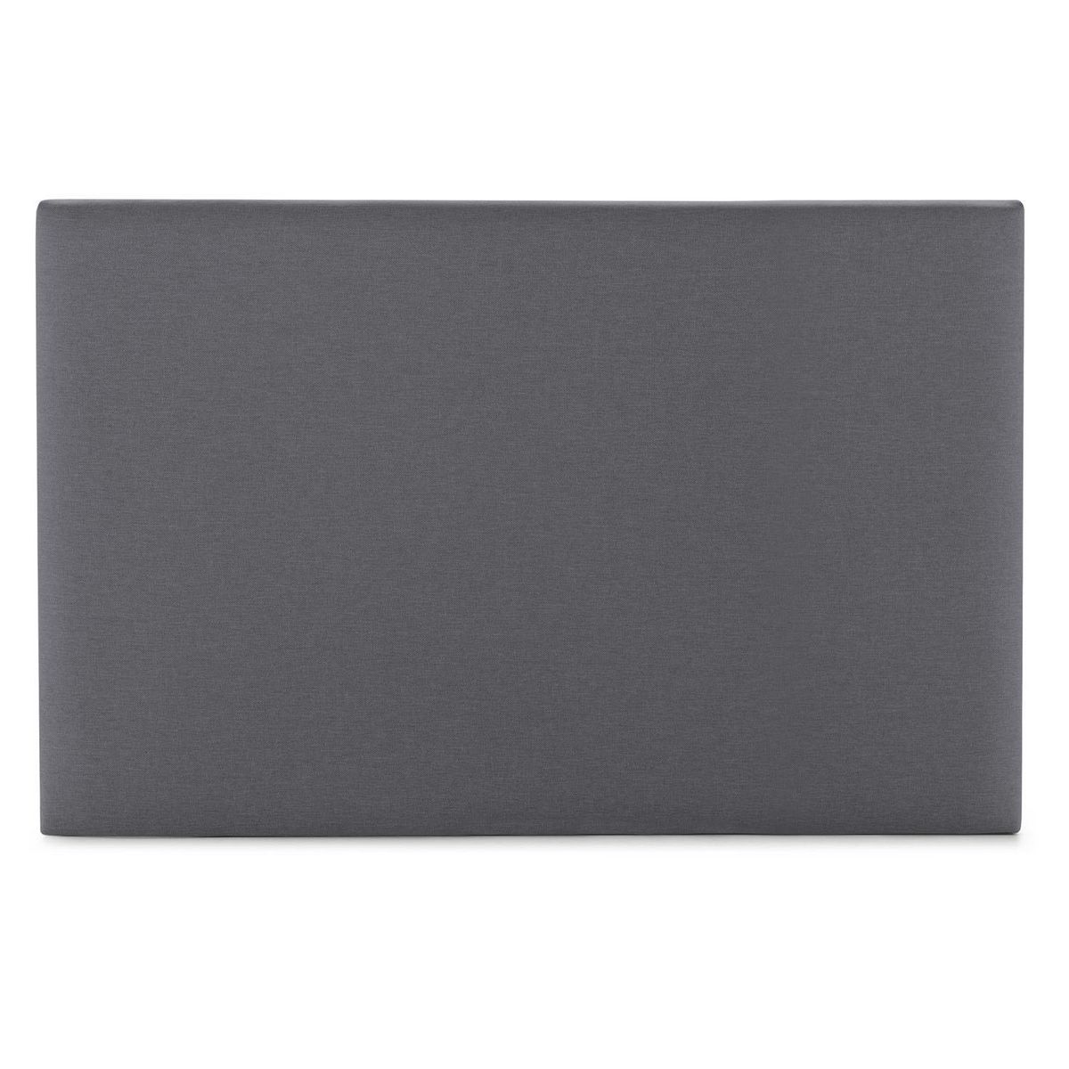 VS VENTA-STOCK Tête de lit Aura recouverte de tissu Gris Foncé 90x60 cm