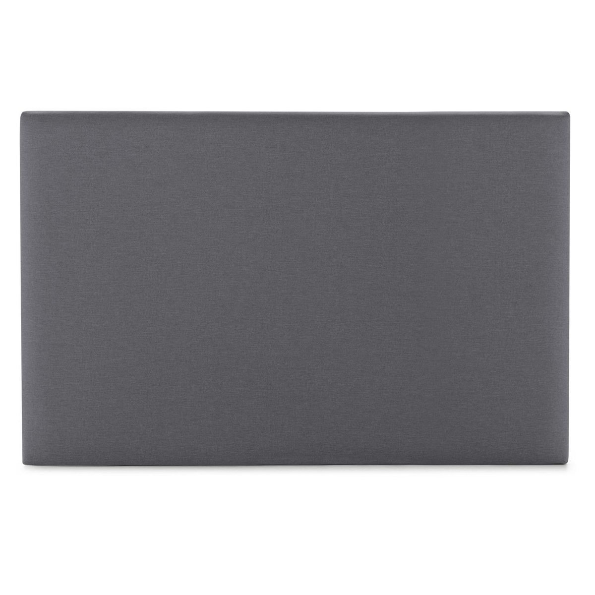 VS VENTA-STOCK Tête de lit Aura recouverte de tissu Gris Foncé 90x60 cm