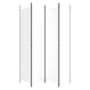 Voir la diapositive 4 : VIDAXL Cloison de separation 4 panneaux Blanc 200x220 cm Tissu