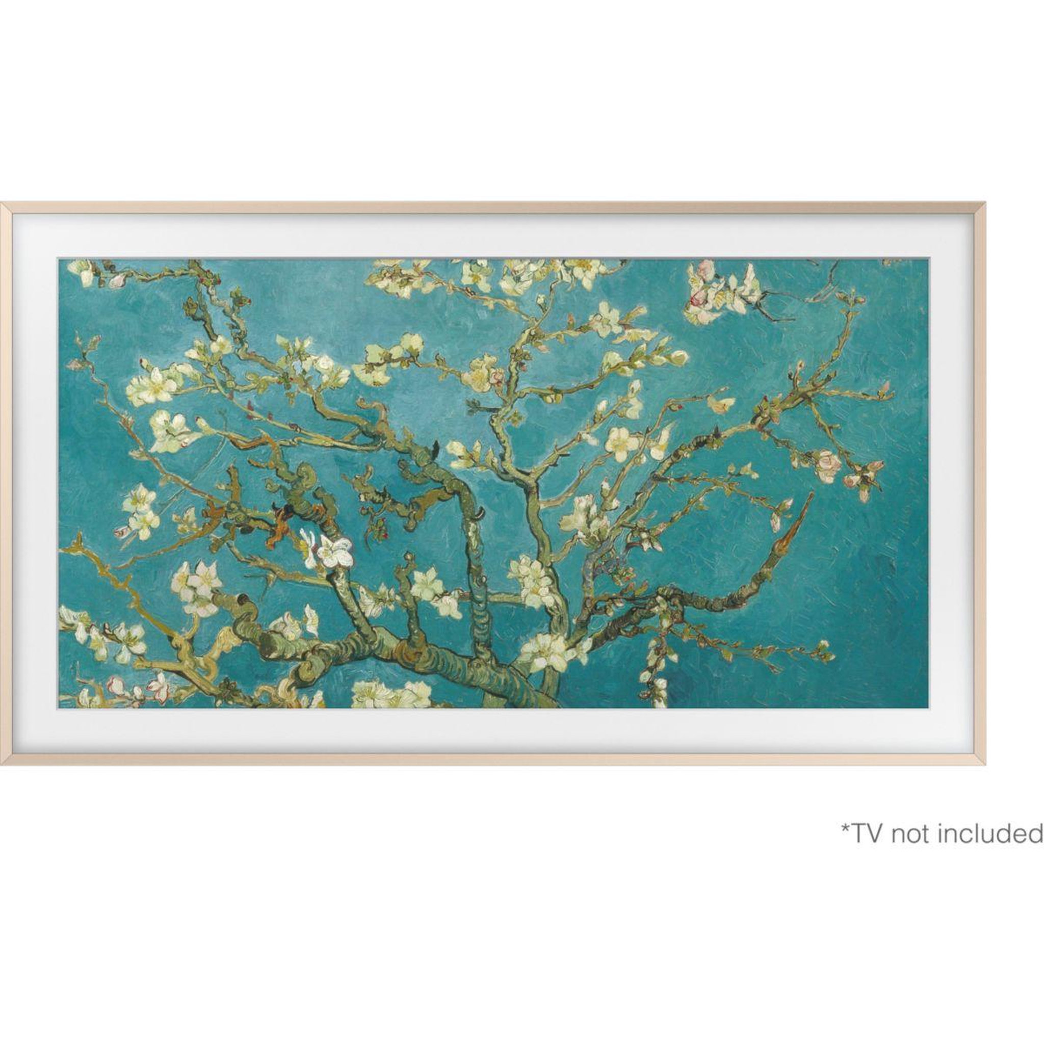 Voir la diapositive 2 : Samsung Cadre the frame 50'' métal doré