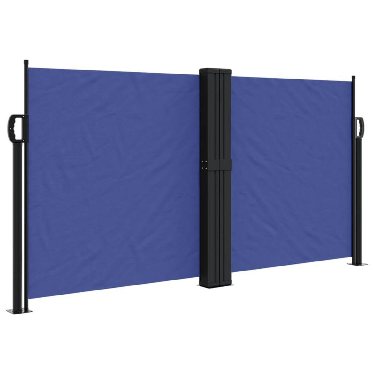 VIDAXL Auvent lateral retractable bleu 120x600 cm