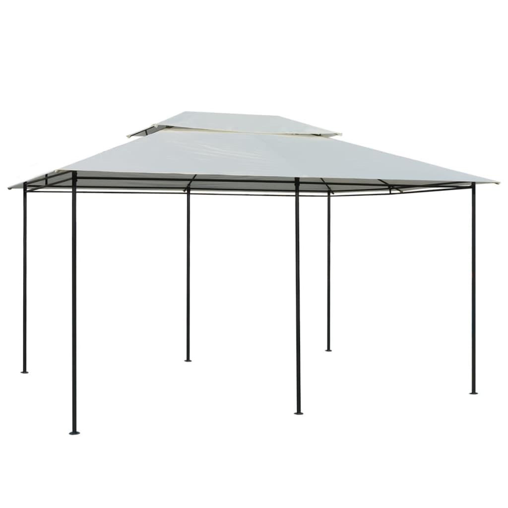Voir la diapositive 2 : VIDAXL Tonnelle avec rideaux 4 x 3 m Blanc