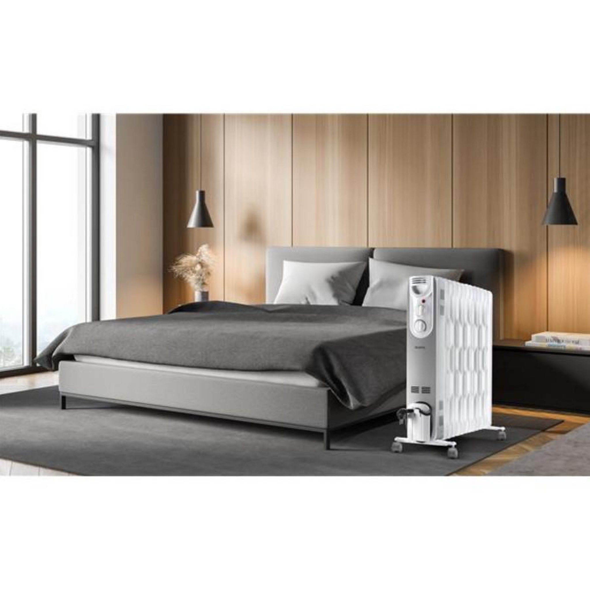 Voir la diapositive 3 : Supra Radiateur à bain d'huile 2500w blanc - ORSO2500