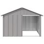 Voir la diapositive 3 : VIDAXL Niche pour chien Gris 116,5x103x81,5 cm Acier galvanise