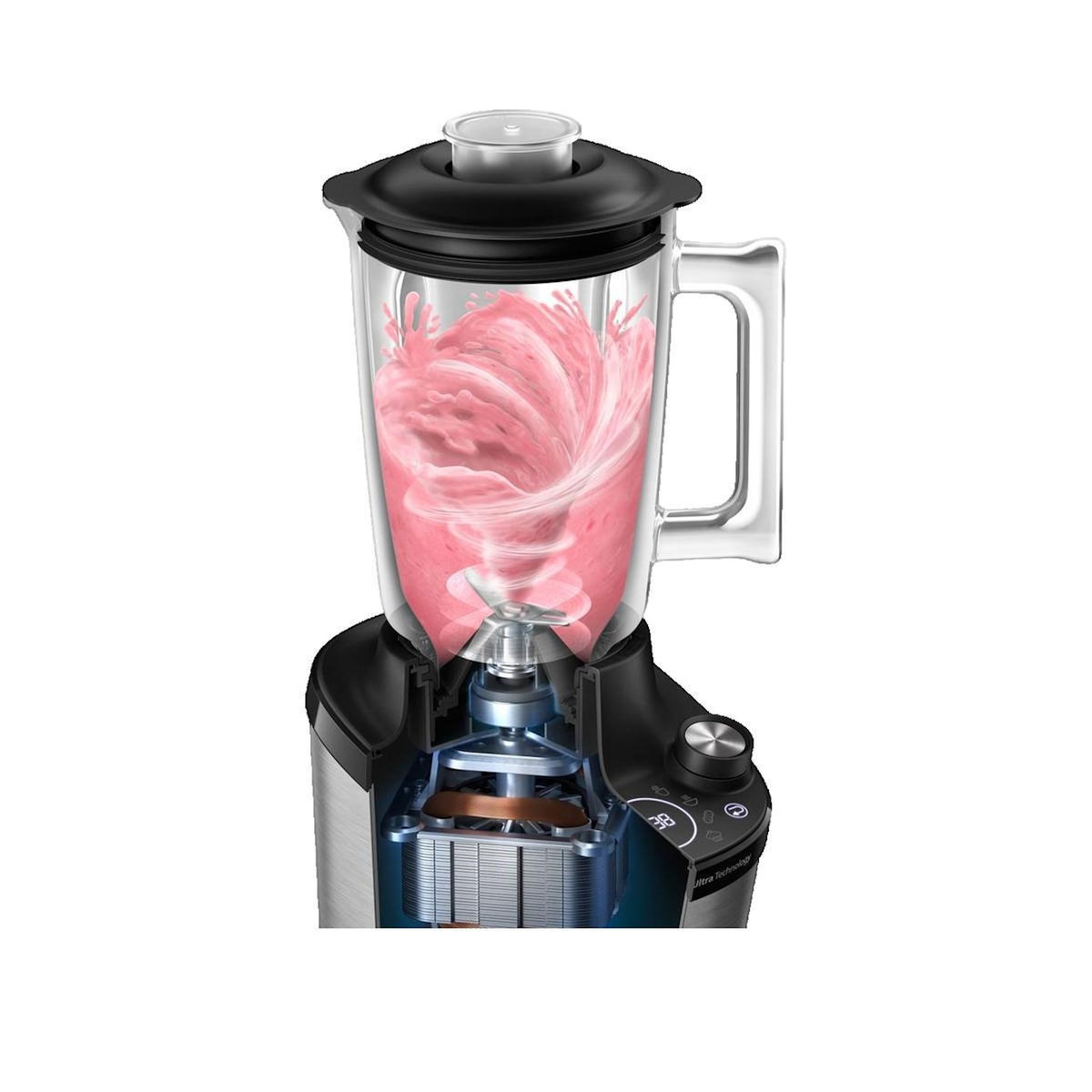 Philips Blender Philips HR3760/10 Noir avec technologie ProBlend Ultra