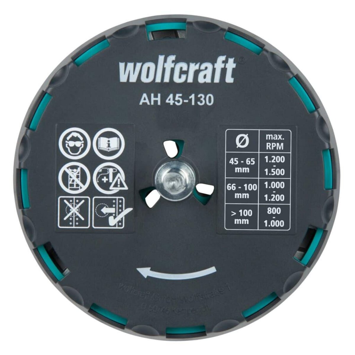 WOLFCRAFT wolfcraft Scie cloche ajustable AH 45-130 30 mm Metal 5978000
