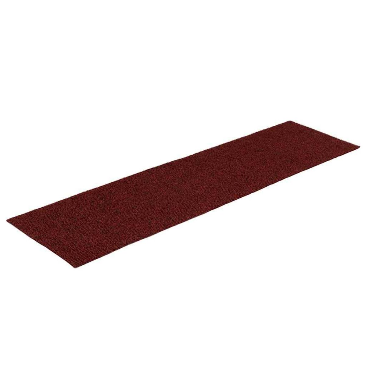 VIDAXL Tapis d'escalier auto-adhesifs 30 pcs rouge 76x20 cm