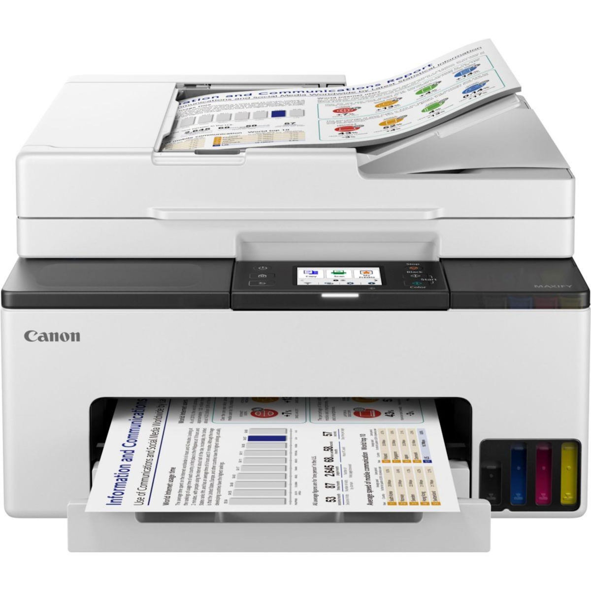 Canon Imprimante jet d'encre Megatank Maxify GX2050 Multi Pack