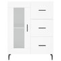Voir la diapositive 5 : VIDAXL Buffet blanc 69,5x34x90 cm bois d'ingenierie