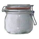 LE PARFAIT Lot de 6 bocaux en verre 0,5L Le Parfait