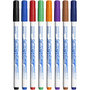Voir la diapositive 2 : BIC Lot de 8 feutres pour tableau blanc effaçables à sec pointe fine VELLEDA coloris assortis