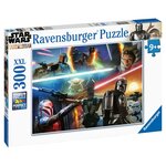 RAVENSBURGER Puzzle 300 pièces XXL - Feux croisés / Star Wars The Mandalorian