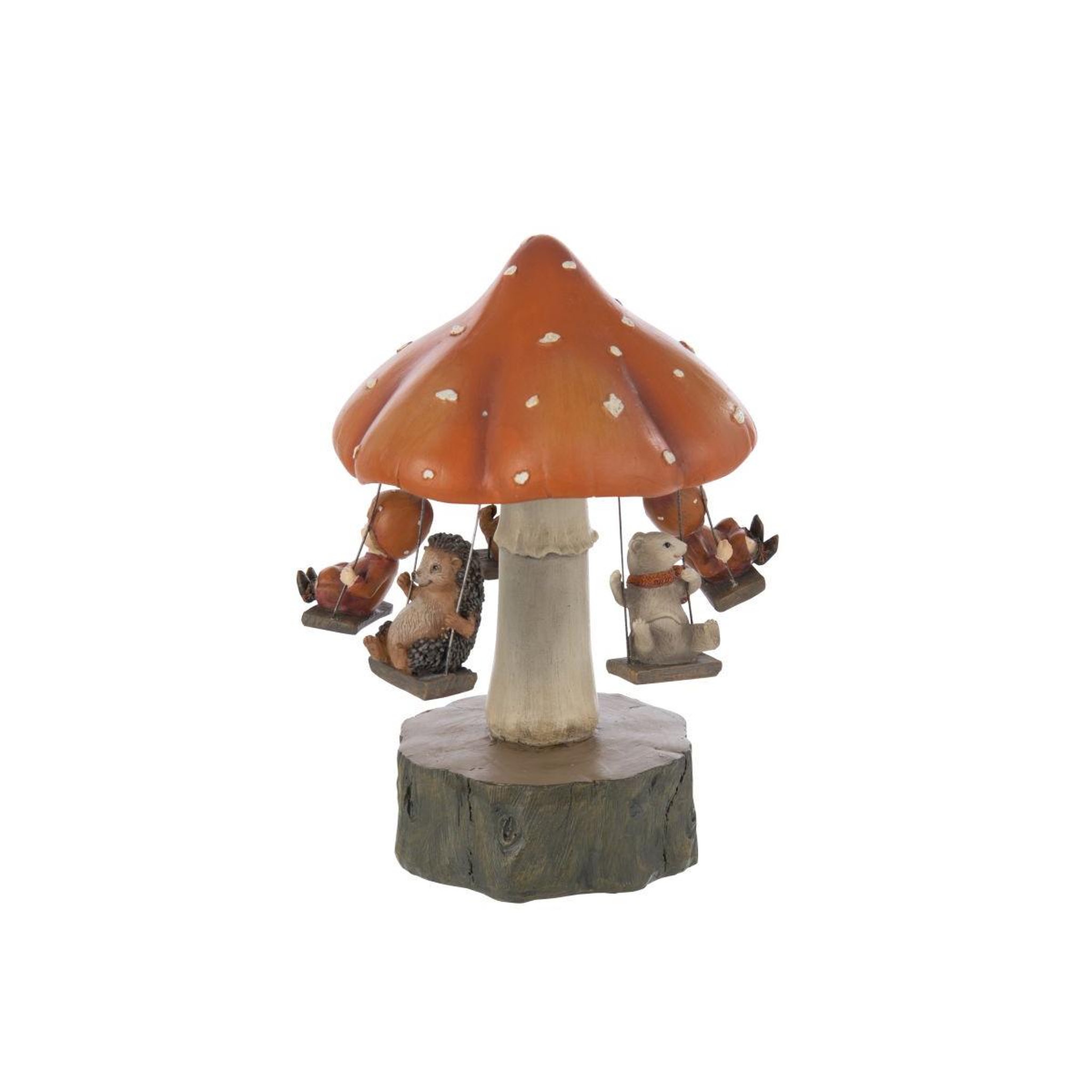 Voir la diapositive 4 : J-LINE Carrousel d'enfants  champignon  22cm multicolore