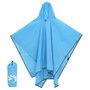 Voir la diapositive 1 : VIDAXL Poncho de pluie avec capuche design 2 en 1 bleu 223x145 cm
