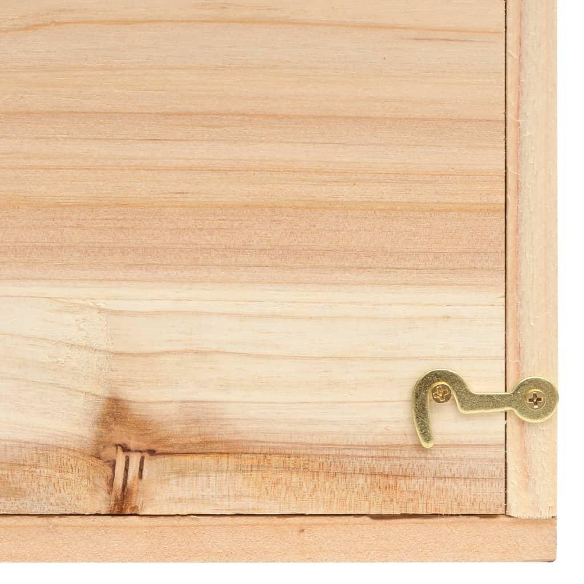 Voir la diapositive 6 : VIDAXL Maison pour ecureuils bois de sapin massif 26x25x29 cm
