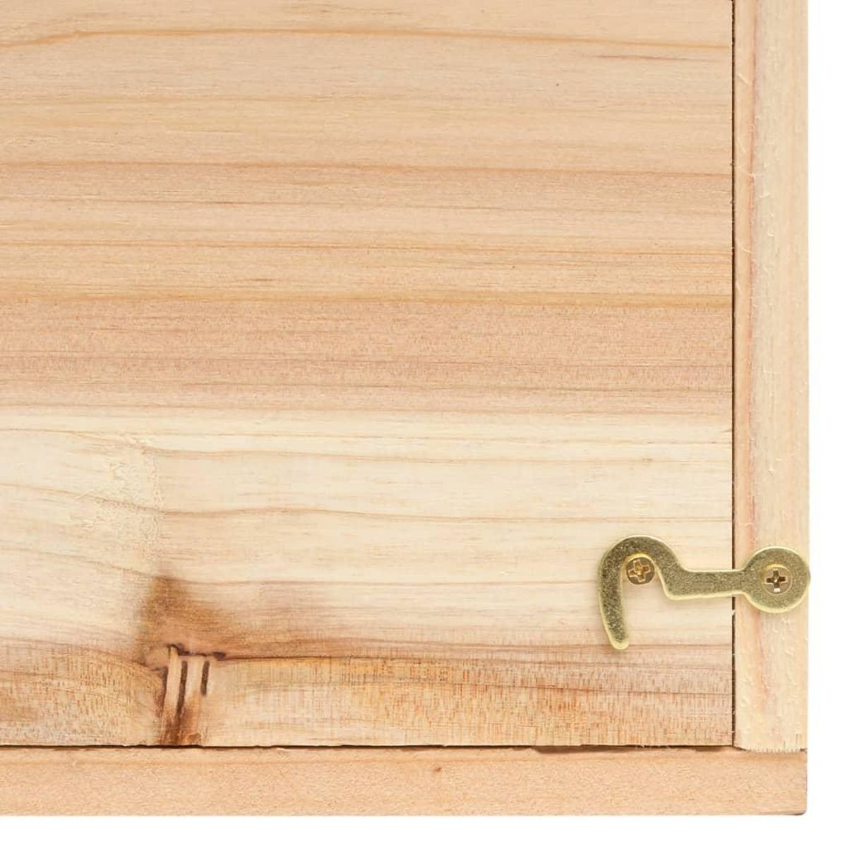 VIDAXL Maison pour ecureuils Bois de sapin massif 26x25x29 cm