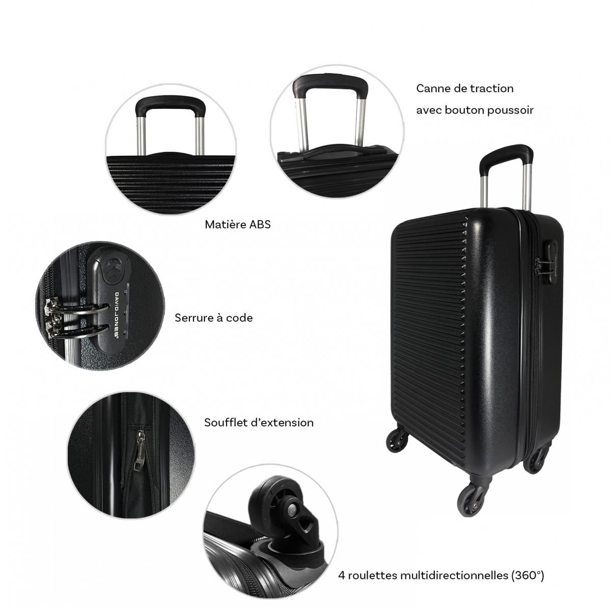 David Jones Valise cabine rigide  55cm