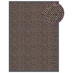 VIDAXL Paillasson touffete 60x90 cm Marron fonce