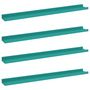 Voir la diapositive 2 : VIDAXL Etageres murales 4 pcs Bleu 80x9x3 cm
