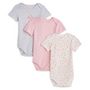 Voir la diapositive 1 : INEXTENSO Lot de 3 bodies manches courtes licorne  bébé fille
