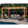 Voir la diapositive 1 : JARDIDECO Pergola en bois lamellé-collé Lille 600 x 400 cm - Maderland