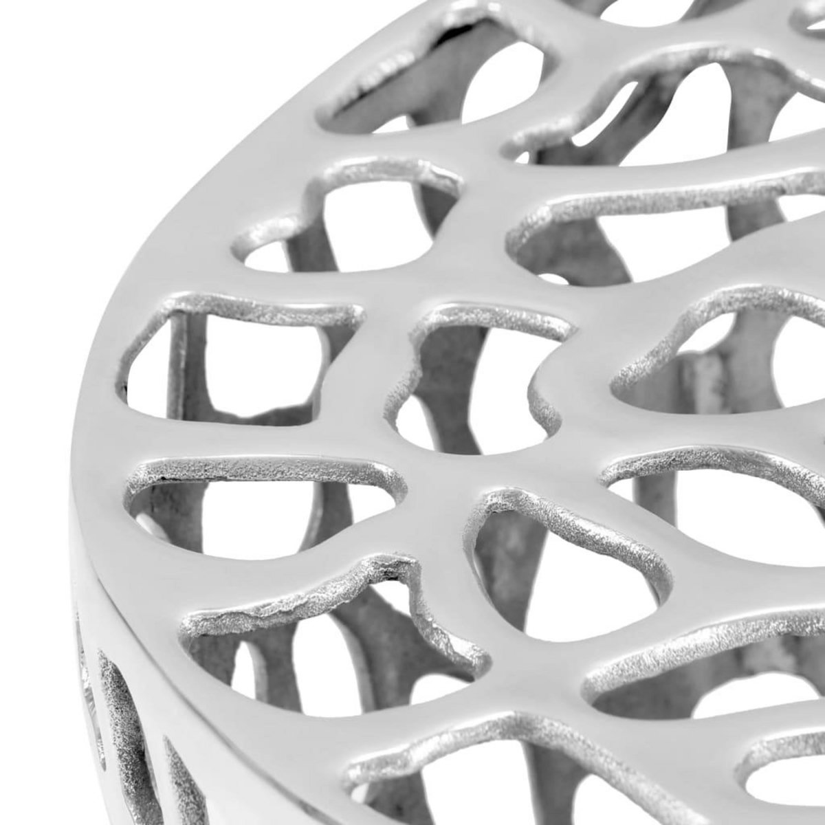 VIDAXL Table basse Aluminium moule 70x30 cm Argente